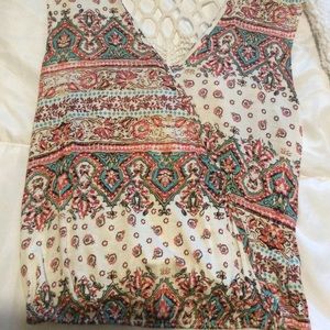 Crochet back tank top